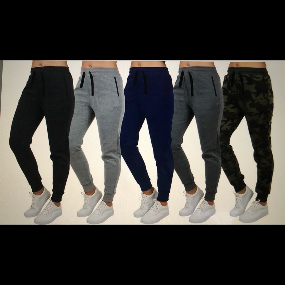 Loose-Fitting Fleece Jogger Sweatpants